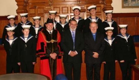 Sea Cadets in Parlour
