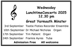 LUNCHTIME CONCERTS 09-2025