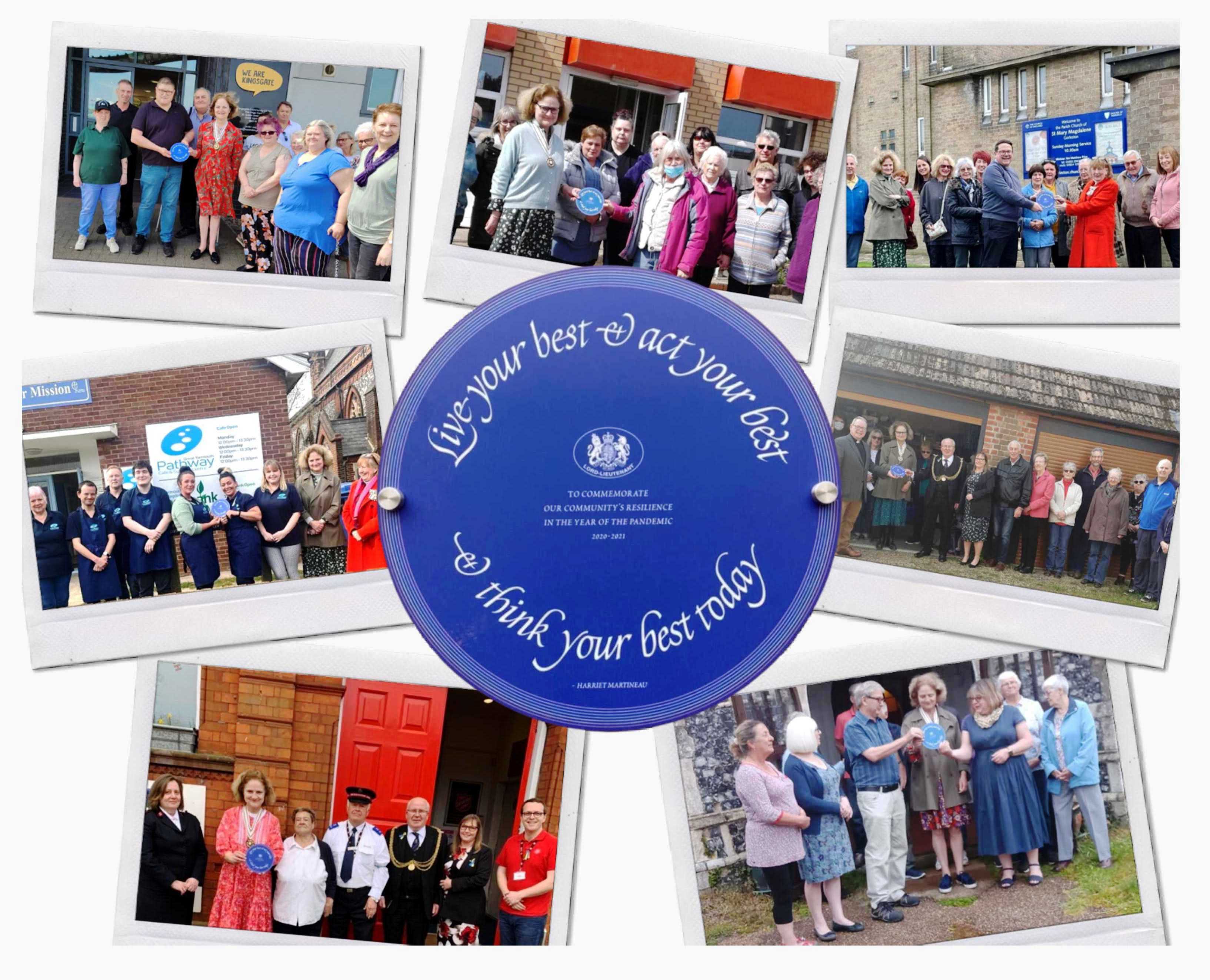 BLUE PLAQUE FOODBANKS