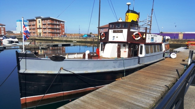 MV Coronia at Hartlepool - cre